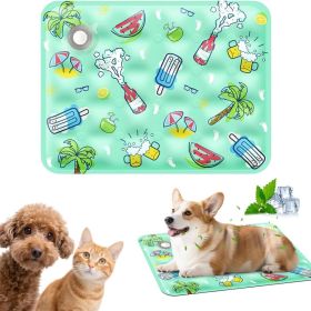 120*70cm Dog Cooling Mat, 2026 New Summer Pet Mats, Portable Pet Cooling Pad for Travel, Washable Gel Coolings Mat for Dogs and Cats Indoor Outdo