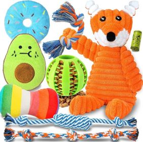 Zeaxuie 9 Pack Luxury Puppy Toys for Teething Small Dogs