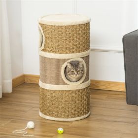 Wooden Cat House/Cat Trees /Cat Climbing Tower ( Amazon Shipping)(Prohibited by WalMart) (default: default title)