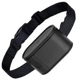 Electric Dog Collar Receiver Anti-Bark Dog Deterrent Training Collar with Beep Shock Modes for Dog Fence System (Color: Black, size: One size)